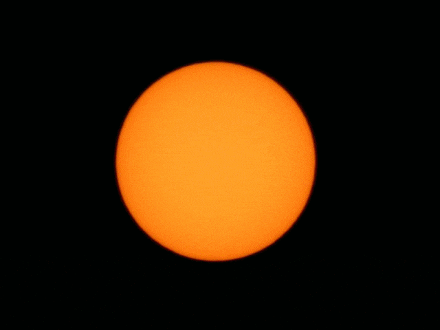 Éclipse du 3 octobre 2005 capturée à l'observatoire URANIE de Saint Saulve